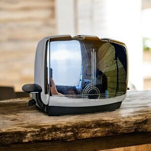 Vintage Sunbeam Auto Raise Toaster T-20B Art Deco Chrome1950s